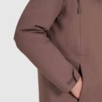 virsjaka technical jacket dark brown 4f waw25ttjaf0786 80s 2