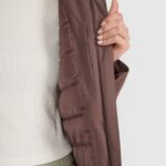 virsjaka technical jacket dark brown 4f waw25ttjaf0786 80s 4