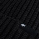 ziemas cepure cap deep black 4f waw25acapm673 20s