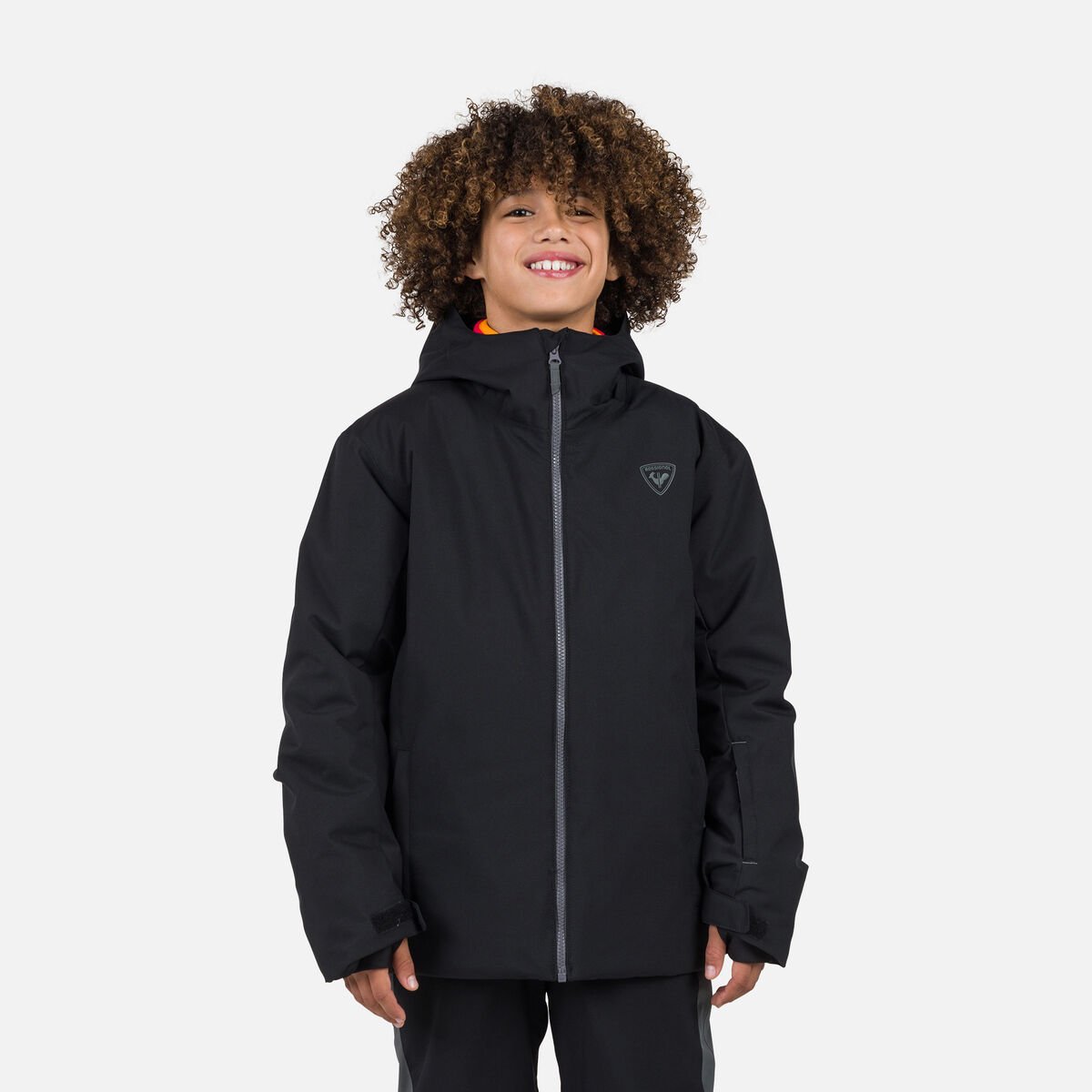slēpošanas jaka rossignol jr strawpile jkt black