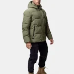 virsjaka brahe m puffer jacket four leaf clover green ha 065 0568 b56