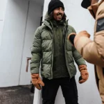 virsjaka brahe m puffer jacket four leaf clover green ha 065 0568 b56 3