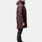 virsjaka linjat w puffer parka fudge maroon red ha 065 0409 c68 1