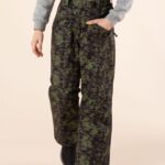 ziemas bikses dahy jr padded ski pant p green ivy camo printed ct 882335 7143p