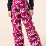 ziemas bikses dahy jr padded ski pant p pink oxalis printed ct 882335 5082p