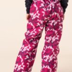 ziemas bikses dahy jr padded ski pant p pink oxalis printed ct 882335 5082p