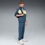 bērnu treniņtērps puma poly colorblock suit b dark indigo pu 687361 80