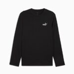 brīvā laika džemperis ess no 1 logo longsleeve tee puma black pu 682546 01 4