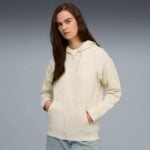 brīvā laika jaka ess tape relaxed full zip hoodie fl alpi pu 688097 87