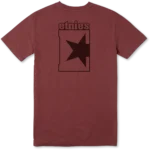 brīvā laika krekls etnies star tee burgundy et 4130004168 602