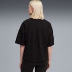 brīvā laika krekls her oversized tee puma black pu 688148 01 2