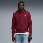džemperis ess small no 1 logo hoodie fl s ruby pu 682575 96