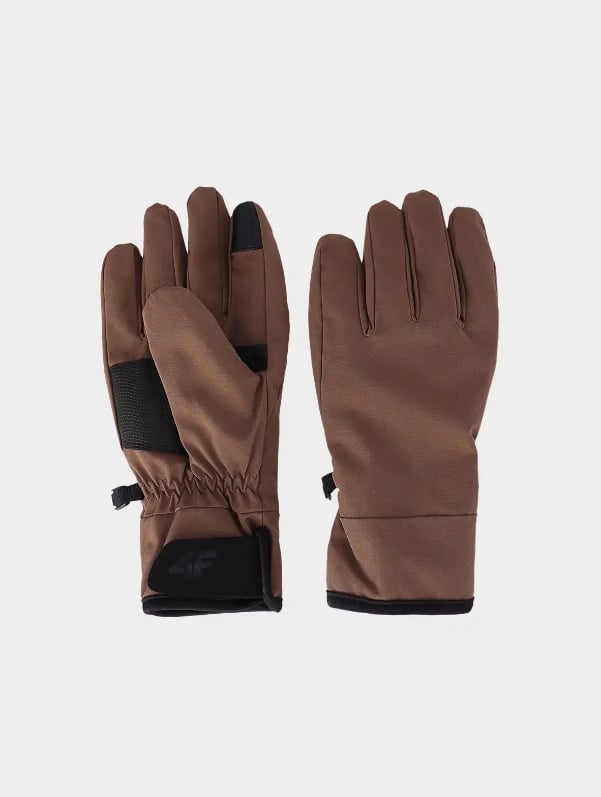 ikdienas cimdi gloves dark brown 4f wmm00aglou125 80s