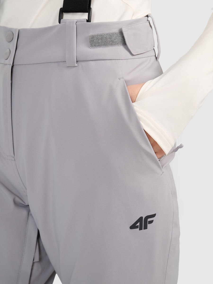 kalna slēpošanas bikses trousers fnk cold light grey 4f waw25tftrf0941 27s 1