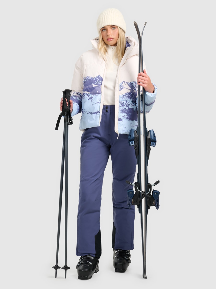 kalna slēpošanas bikses trousers fnk denim 4f waw25tftrf0944 32s 4