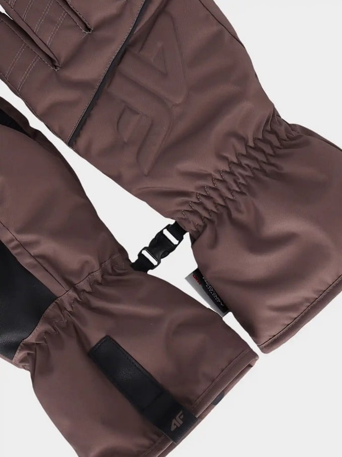 kalnu slēpošanas cimdi gloves fnk dark brown 4f waw25afglm166 80s