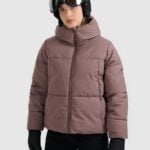 kalnu slēpošanas jaka technical jacket dark brown 4f waw25ttjaf0808 80s