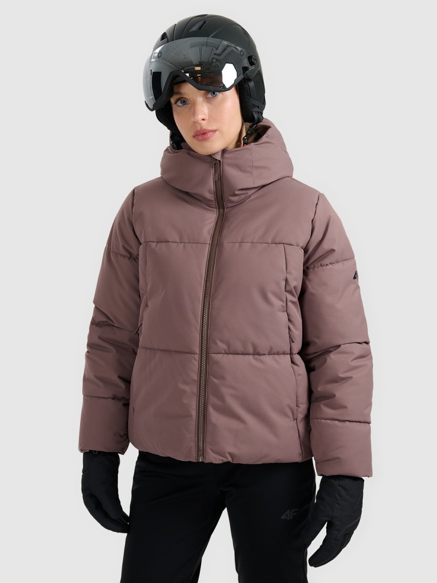 kalnu slēpošanas jaka technical jacket dark brown 4f waw25ttjaf0808 80s