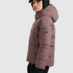 kalnu slēpošanas jaka technical jacket dark brown 4f waw25ttjaf0808 80s 1