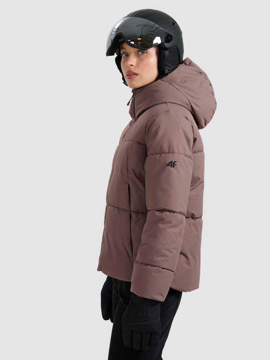 kalnu slēpošanas jaka technical jacket dark brown 4f waw25ttjaf0808 80s 1