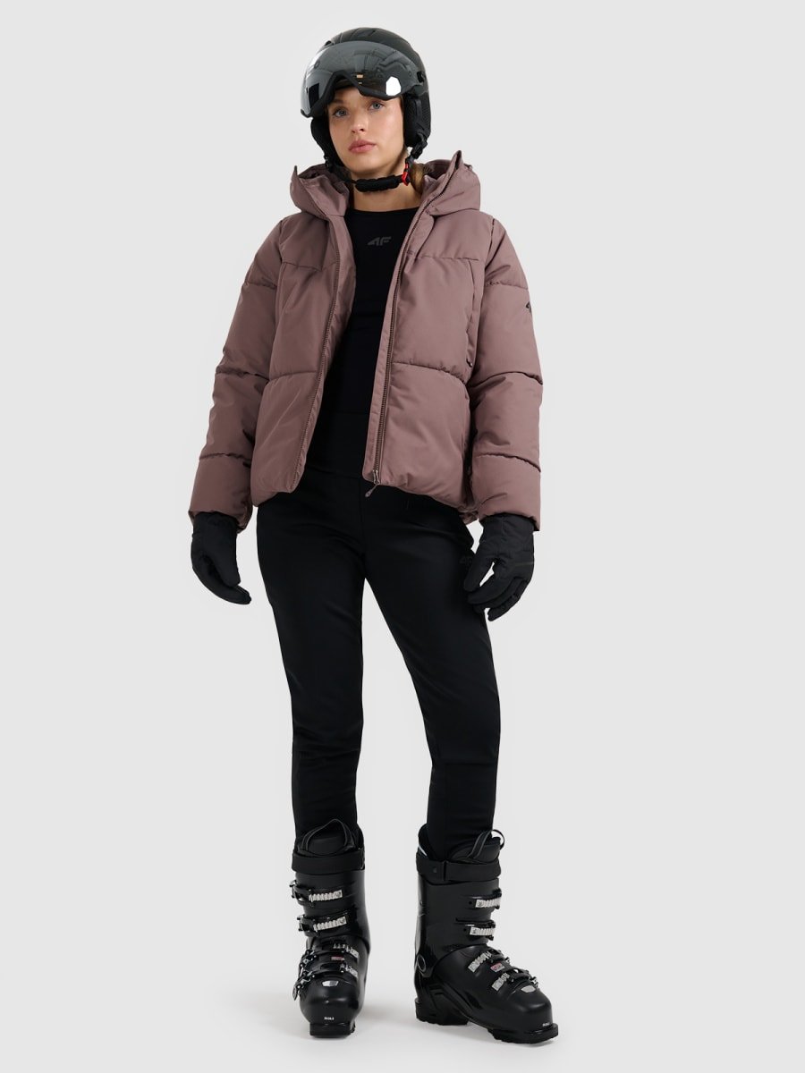 kalnu slēpošanas jaka technical jacket dark brown 4f waw25ttjaf0808 80s 11