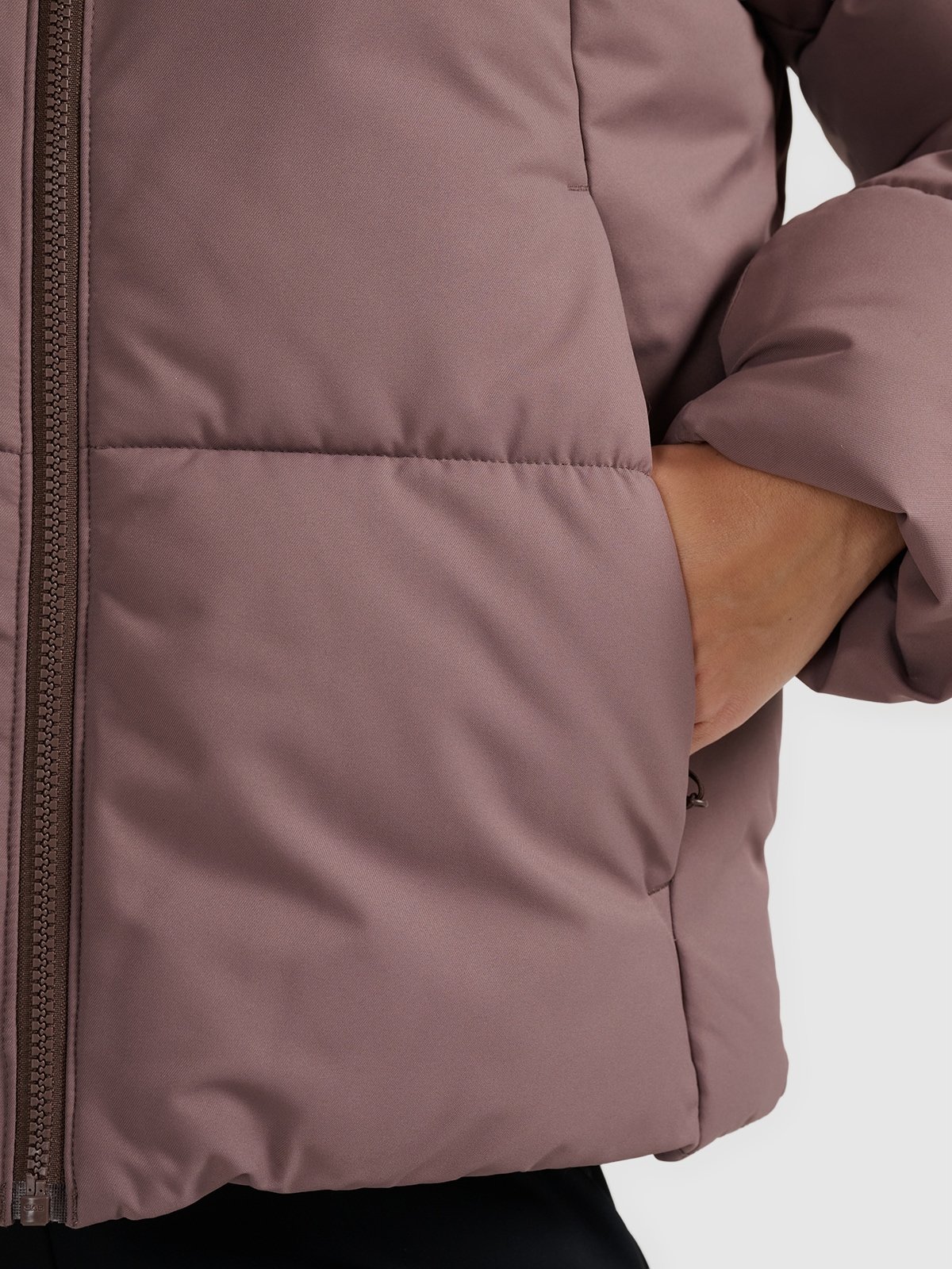 kalnu slēpošanas jaka technical jacket dark brown 4f waw25ttjaf0808 80s 3