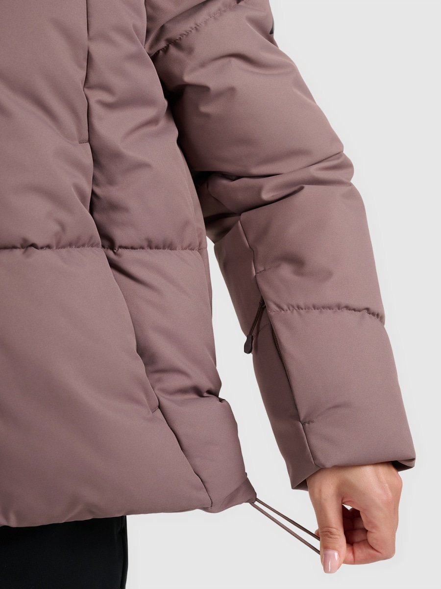 kalnu slēpošanas jaka technical jacket dark brown 4f waw25ttjaf0808 80s 5
