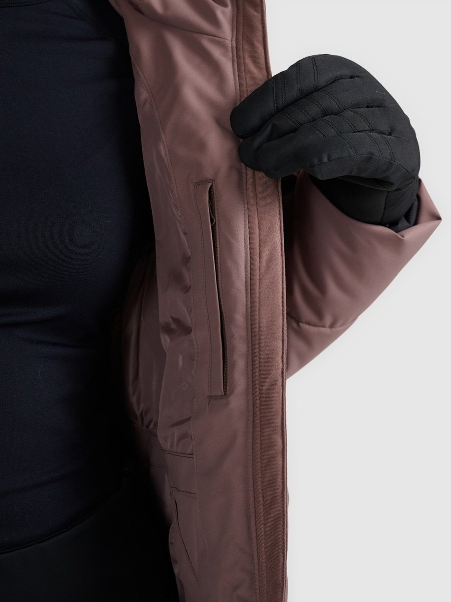 kalnu slēpošanas jaka technical jacket dark brown 4f waw25ttjaf0808 80s 7