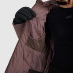 kalnu slēpošanas jaka technical jacket dark brown 4f waw25ttjaf0808 80s 8