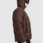 kalnu slēpošanas jaka technical jacket dark brown 4f waw25ttjam0788 80s 1