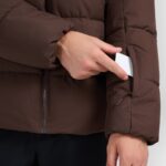 kalnu slēpošanas jaka technical jacket dark brown 4f waw25ttjam0788 80s 3