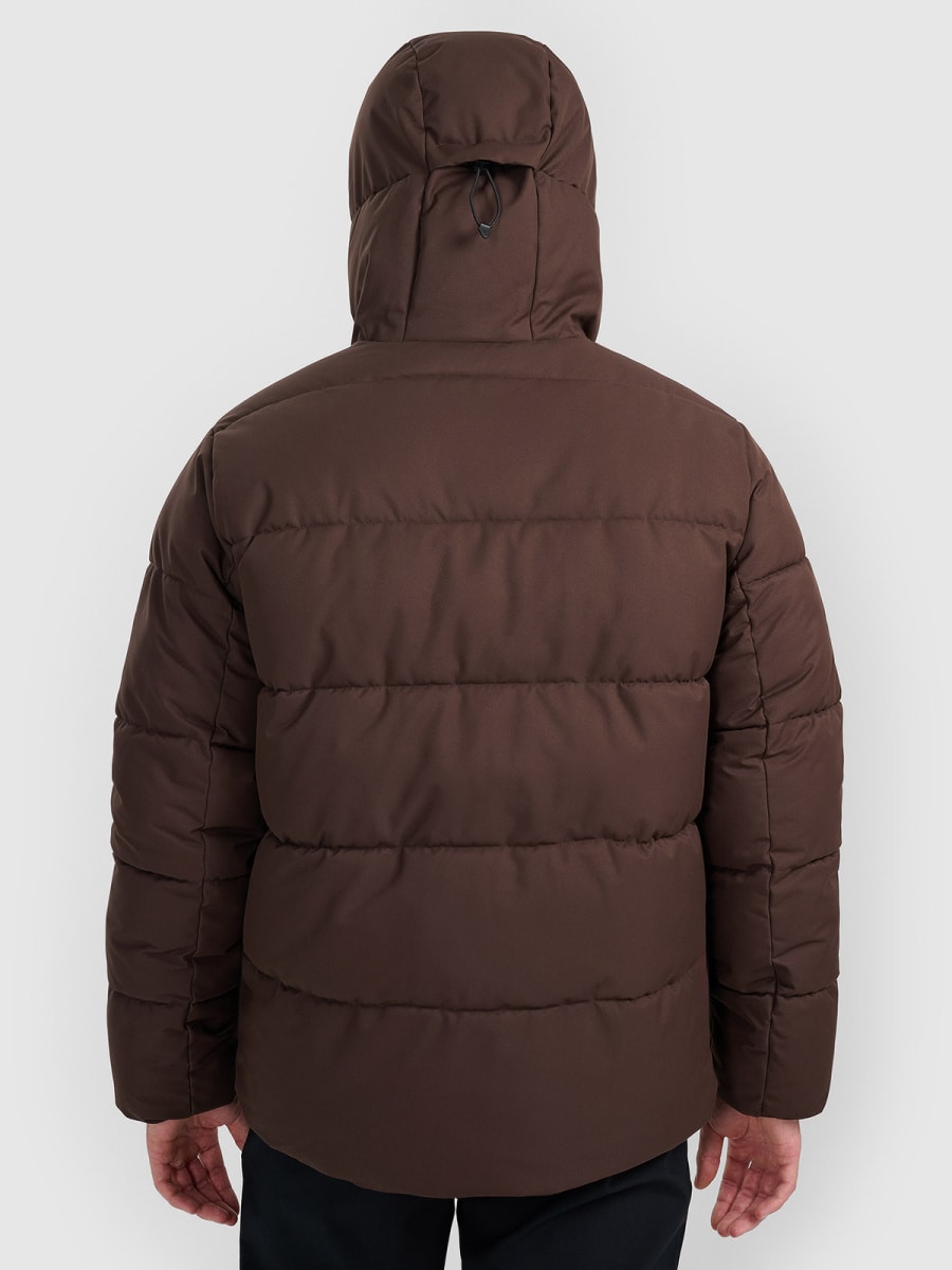 kalnu slēpošanas jaka technical jacket dark brown 4f waw25ttjam0788 80s 6