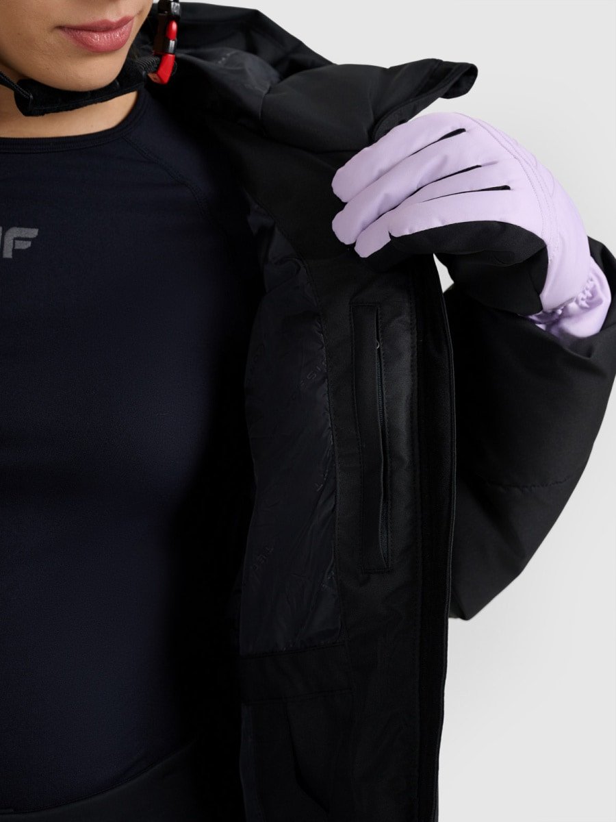 kalnu slēpošanas jaka technical jacket deep black 4f waw25ttjaf0808 20s 6