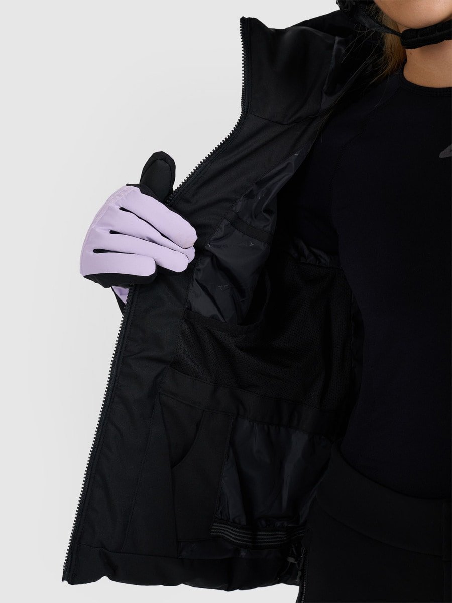 kalnu slēpošanas jaka technical jacket deep black 4f waw25ttjaf0808 20s 7