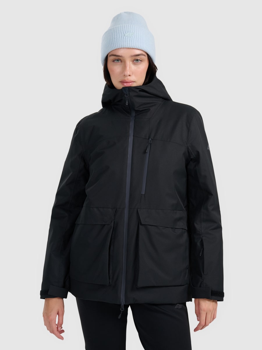 kalnu slēpošanas jaka technical jacket deep black 4f waw25ttjaf0956 20s