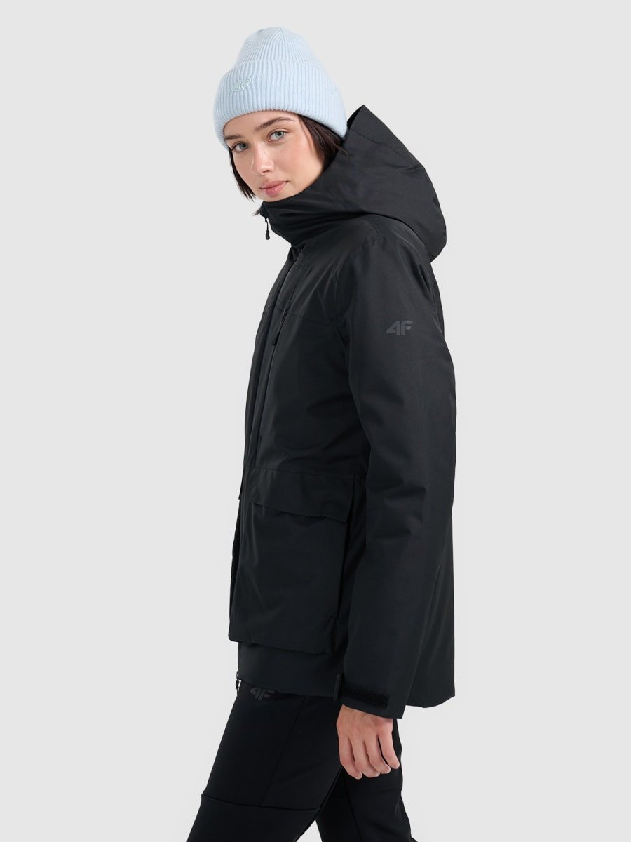 kalnu slēpošanas jaka technical jacket deep black 4f waw25ttjaf0956 20s