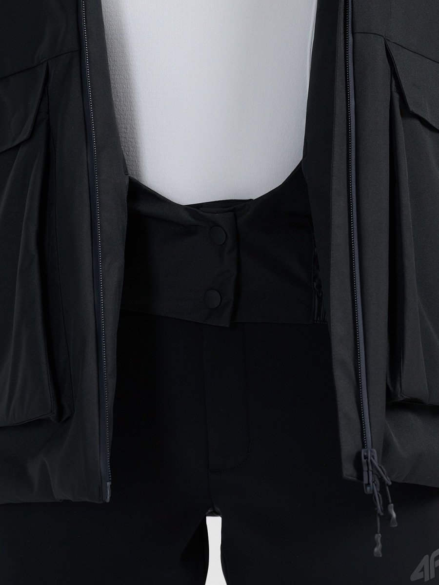 kalnu slēpošanas jaka technical jacket deep black 4f waw25ttjaf0956 20s 10