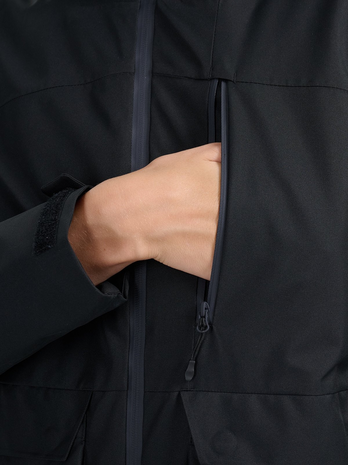 kalnu slēpošanas jaka technical jacket deep black 4f waw25ttjaf0956 20s 4