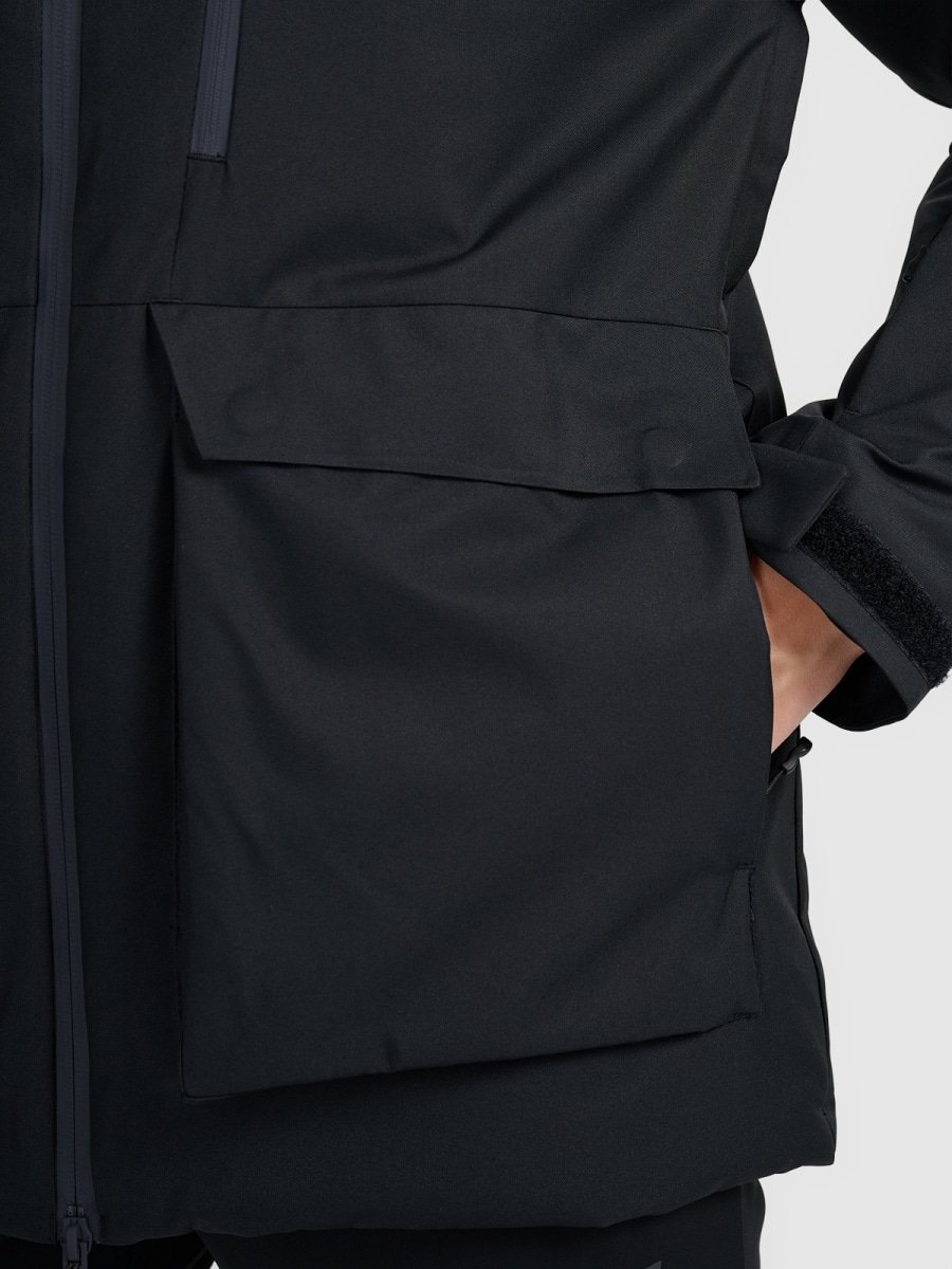 kalnu slēpošanas jaka technical jacket deep black 4f waw25ttjaf0956 20s 5