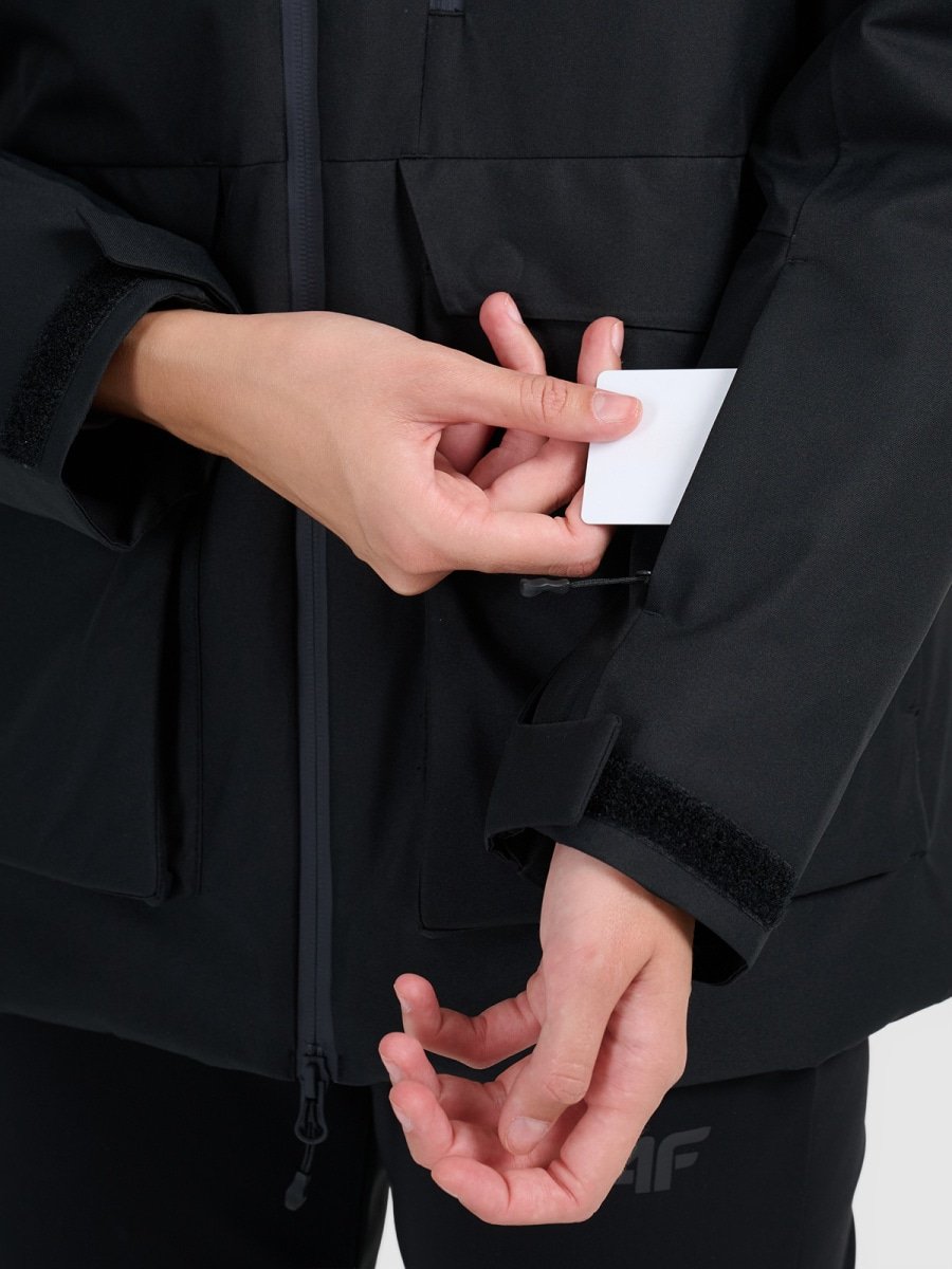 kalnu slēpošanas jaka technical jacket deep black 4f waw25ttjaf0956 20s 6