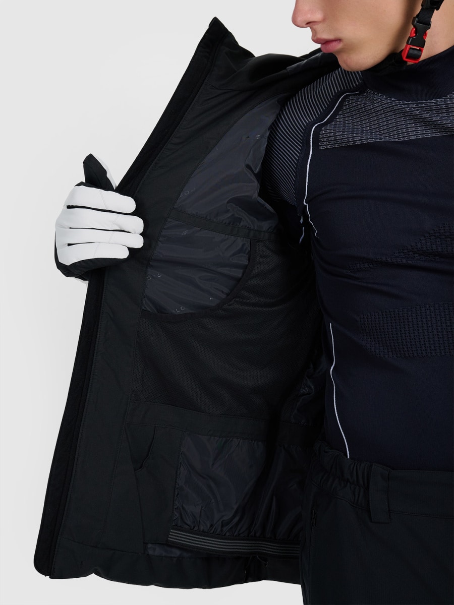 kalnu slēpošanas jaka technical jacket deep black 4f waw25ttjam0788 20s 7