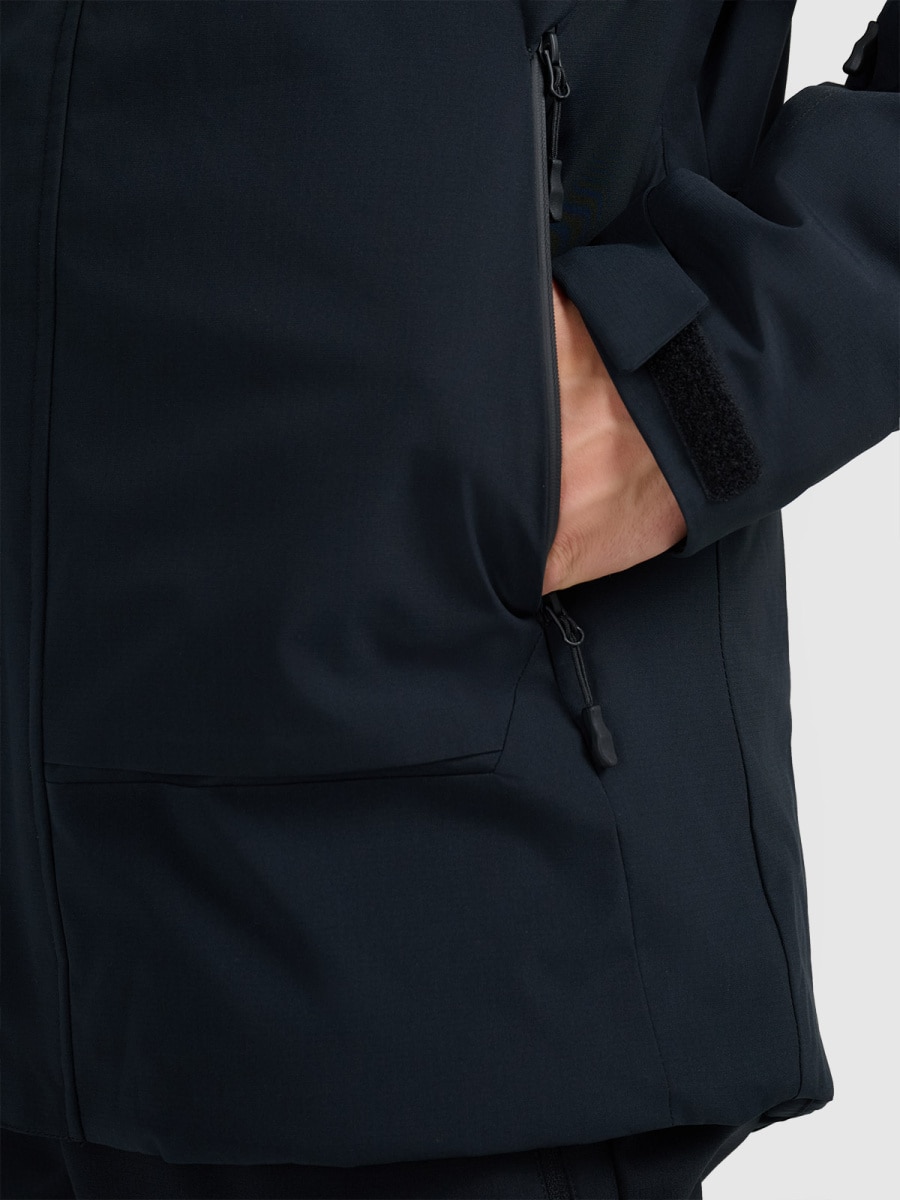 kalnu slēpošanas jaka technical jacket deep black 4f waw25ttjam0793 20s 3