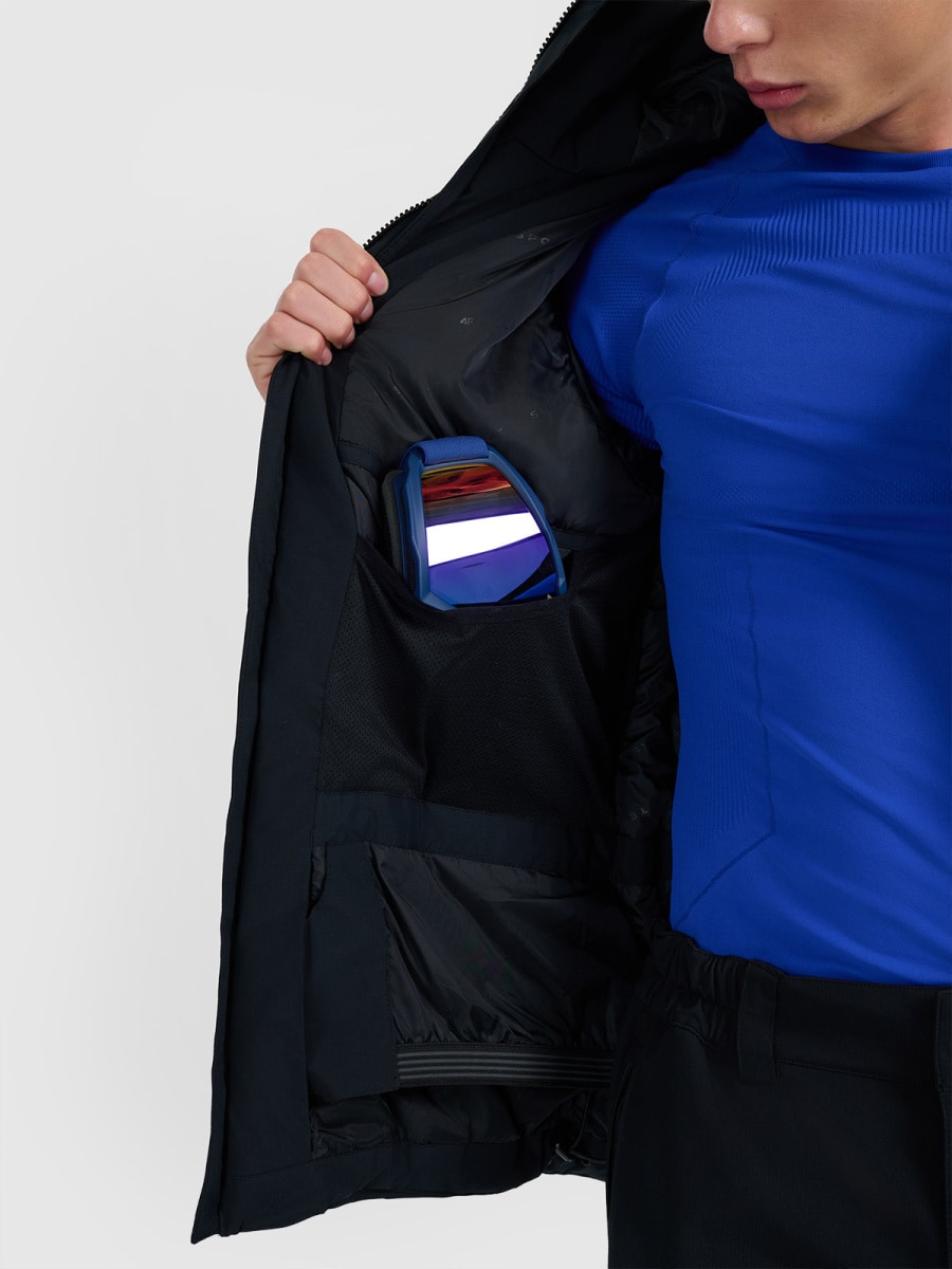 kalnu slēpošanas jaka technical jacket deep black 4f waw25ttjam0793 20s 7