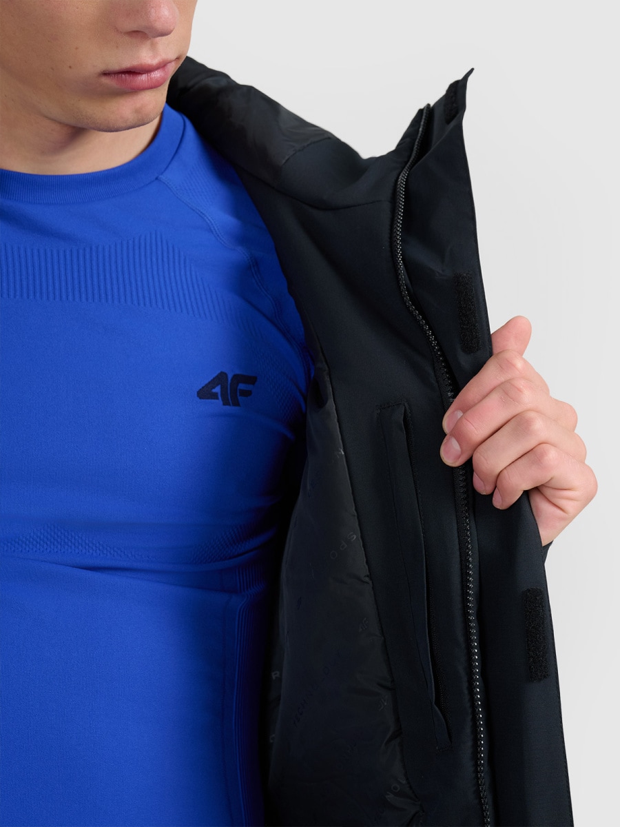 kalnu slēpošanas jaka technical jacket deep black 4f waw25ttjam0793 20s 9