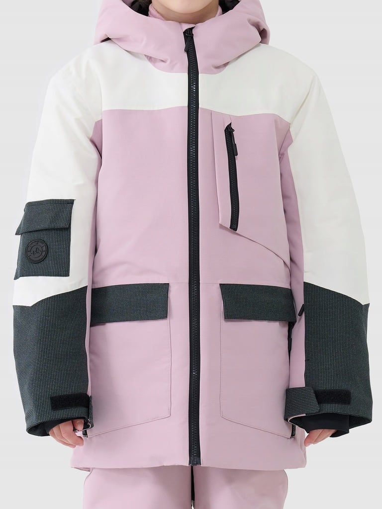 kalnu slēpošanas jaka technical jacket light pink 4f jwaw25ttjau0831 56s