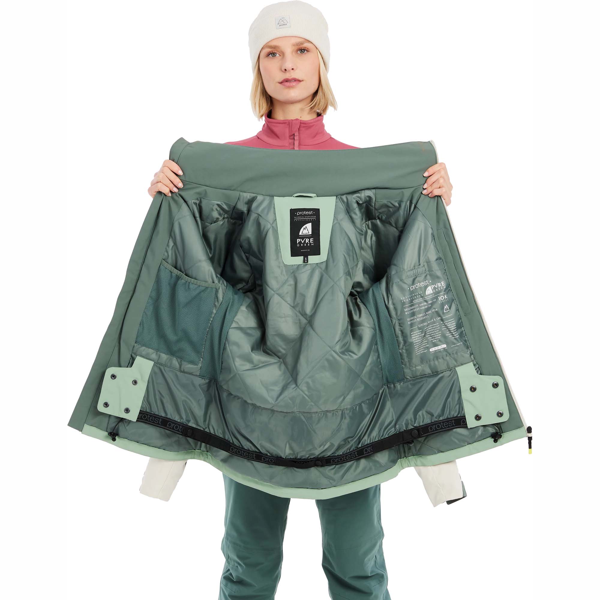kalnu slēpošanas jaka prtcalida snowjacket evergreen pr 6612044 251 2