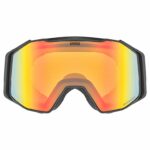 slēpošanas brilles uvex gravity fm, black matt dl rainbow on yellow www.fans.lv 1