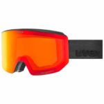slēpošanas brilles uvex lace attract fm black matt dl red orange s2 www.fans.lv