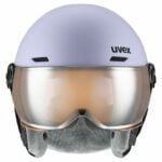 uvex rocket jr visor cool lavender abstract matt