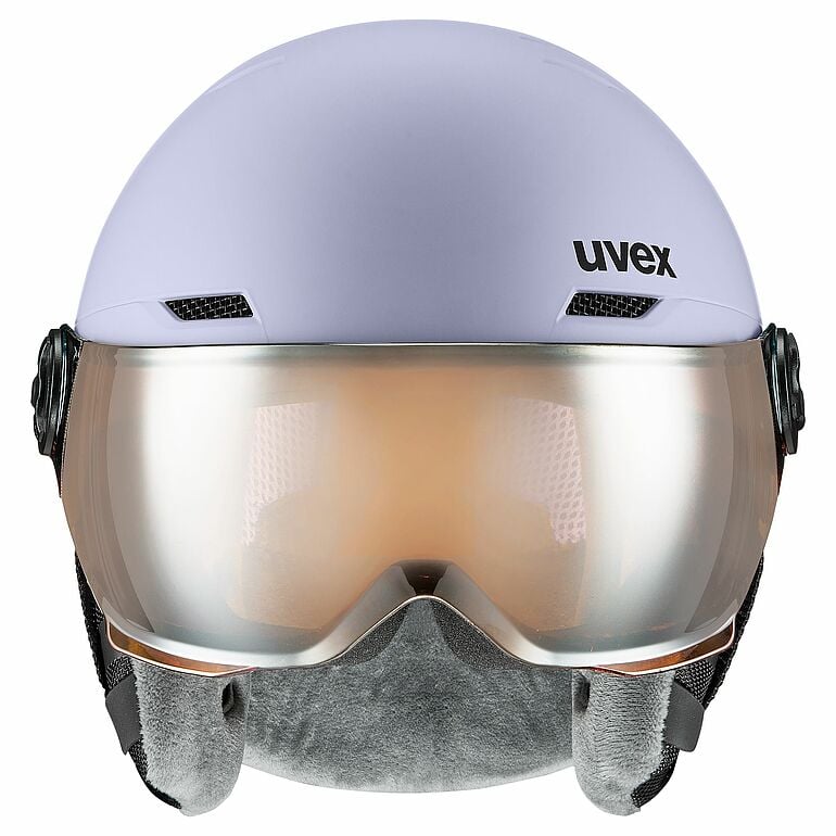 uvex rocket jr visor cool lavender abstract matt